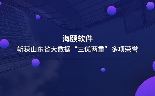 Z6尊龙凯时软件斩获山东省大数据“三优两沉”多项荣誉